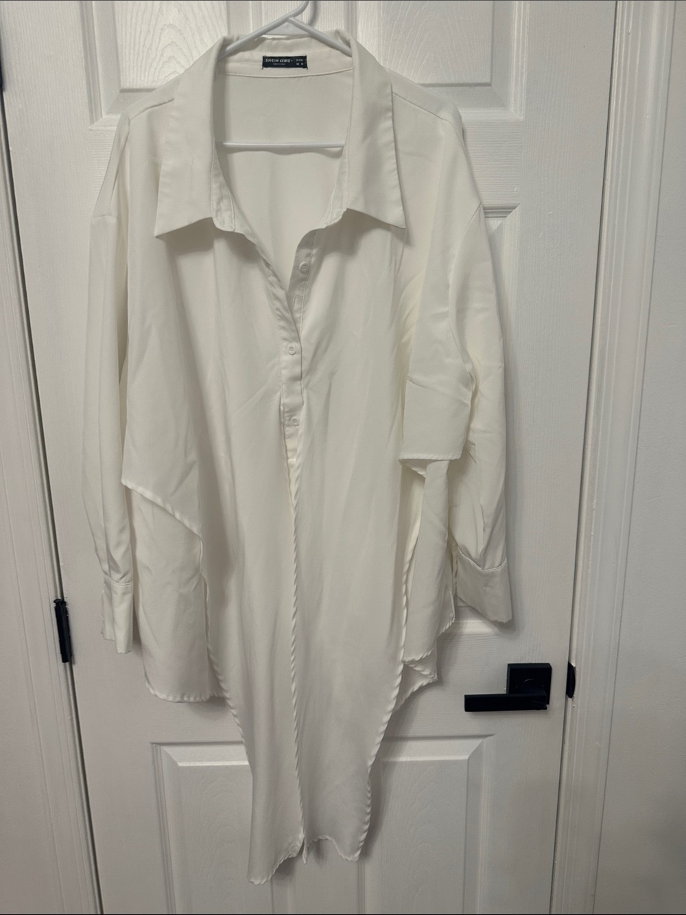 Plus sized wrap Button-Down Shirt worn once